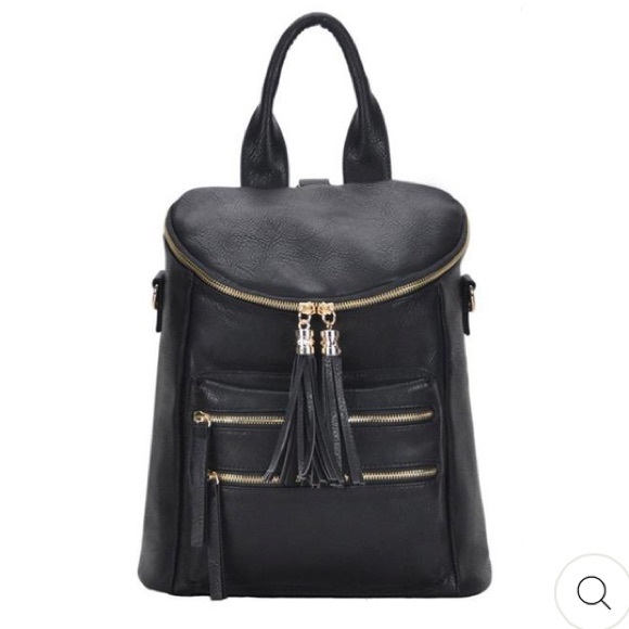 mms design studio vegan leather backpack